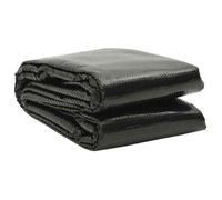Bâche solaire à bulles flottant pour piscine 6x4m noir Rectangulaire 90340