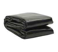 vidaXL Film solaire de piscine PE rectangulaire flottant 8x5 m Noir