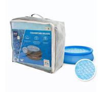 Bâche solaire D1,7 m bleue translucide 120 µ piscine autoportante D1,83 m