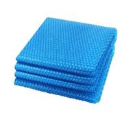 Bâche Solaire de Piscine 1.1 x 2.5 m Rectangulaire Couverture de Piscine Solaire Découpe Individuelle pour Piscines, Bleu