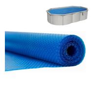 Bâche Solaire de Piscine 1.1 x 2.5 m Rectangulaire Couverture de Piscine Solaire Découpe Individuelle pour Piscines, Bleu