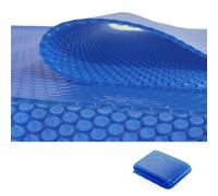Bâche Solaire de Piscine 1 x 2.5 m pour Réchauffer l'eau de La Piscine Bâche de Protection Solaire Découpe Individuelle pour Piscines, Bleu