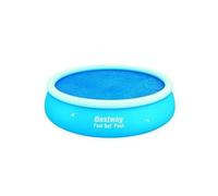 BESTWAY Bache solaire diamètre 350 cm pour piscine hors sol Fast Set diamètre 396 cm