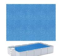 Bâche Solaire Piscine | Bâche À Bulles Solaire Rectangulaire pour Piscine | Réduire Le Taux D'évaporation De l'eau, Prévenir La Chute des Feuilles, Anti-poussière, pour De Plein Air