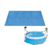 Bâche Solaire Piscine | Couvre-Piscine Thermique,Film Isolant Rétention Chaleur Plage Pliable Chauffage Eau Piscine Extérieur Maison Jardin