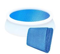Bâche Solaire pour Piscine - 220/260/300 cm Couverture à Bulles pour Piscine | Protection Solaire pour Piscine PE Peut Couper pour réduire la Pollution et évaporation réduite
