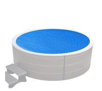 Bâche solaire pour piscine creusée ronde imperméable isolante | Couverture chauffante de piscine pour propriétaires d'été, hôtel, appartement, aire de jeux en plein air, camping, jardin
