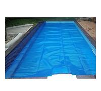 Bâche solaire rectangulaire pour piscine - Isolation à bulles durable pour piscines hors sol, jacuzzi et piscines à cadre, améliore la rétention de la chaleur et réduit l'évaporation
