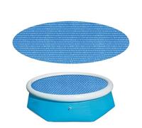 Bâche Solaire Ronde, 180cm Bache Bulle Piscine, Bâchesolaire Bleu Film D'isolation Thermique pour Piscine, Couverture Solaireprotection UV Film À Bulles pour Outdoor Jardin00000000000