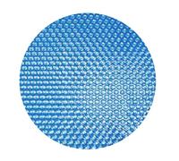 Bâche Solaire Ronde, 240cm Bache Bulle Piscine, Bâchesolaire Bleu Film D'isolation Thermique pour Piscine, Couverture Solaireprotection UV Film À Bulles pour Outdoor Jardin