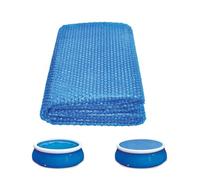 Bâche Solaire Ronde pour Piscine - Isolation Style Bulles Bleues | Couverture De Protection Hors-Sol Et Enterrée Spa | Retient La Chaleur Réduit L'Évaporation Empêche La Poussière Économie Éne