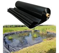 Bâche Souple Noire pour Grands bassins de Jardin, piscines, fontaines et ruisseaux. Idéale pour Les Petits bassins et Jeux d'eau. Dimensions : 9 x 13 m.