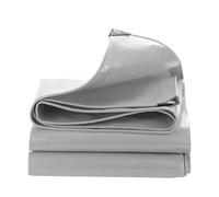 Bâche Toiture 530 x 610 cm Étanche Anti UV Bâche Polyéthylène pour Bateau Couverture pour Bois, Argent