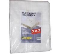 Bâche translucide armée - OUTILLAGE DE ST ETIENNE - 4x3 m - 160 g/m² - polyéthylène