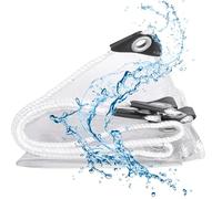 Bâche Transparente 3.4 x 5.8 m Imperméable Coupe-Vent avec Oeillets Feuilles de Plastique, Bache de Serre pour Meubles de Jardin, Bois, Voiture, Piscines, Blanc