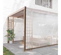 vidaXL Bâche transparente avec œillets 8 x 12 m polyéthylène