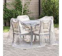 Bâche transparente avec œillets 3x5 m polyéthylène bâche claire vidaXL