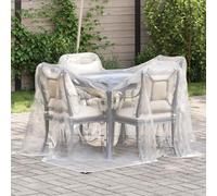 Bâche transparente avec œillets 5x5 m polyéthylène bâche claire vidaXL