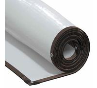 Bâche transparente avec œillets, 6 x 6 m, imperméable, résistante aux UV, pour jardin, camping et construction, polyéthylène indéchirable, idéale comme bâche de protection