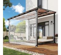 Bâche Transparente avec Œillets 90 x 150 cm Baches Imperméables pour Exterieur 400 G M², Indéchirable, sur Mesure Muiti-Usage pour Exterieur, Jardin, Tonnelle, A