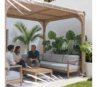 Bâche Transparente avec Oeillets 180 x 490 cm avec Corde Bâche Imperméable en PVC Transparent avec Œillets et Résistante pour L'Extérieur, Terrasse, Poulailler, Balcon, Couleur Transparente