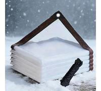 Bâche Transparente avec Oeillets 220 x 460 cm, en PVC, Imperméable, Transparente, Résistant Aux UV et Déchirure, Bâche Transparente pour Pergola avec Œillets Corde pour Meuble,Jardin, A