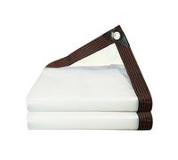 Bâche Transparente avec Oeillets, Bâche Imperméable Transparent, Bache Transparentes Exterieur Plastique, Résistant a la Poussière, pour Balcon, Meubles de Jardin, Gazebo, Voiture