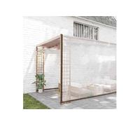 Bâche transparente avec oillets 10x12 m polyéthylène 4018581
