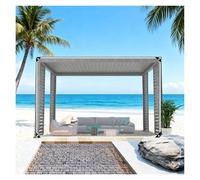 Bâche Transparente Bache Transparente avec Oeillets PVC Imperméable Épaissie pour Fermes, Serres, Pergolas, Poulaillers, Terrasses BUJNIE(4x4m/13.12x13.12ft)