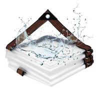 Bâche transparente en plastique - Isolation en verre souple ，pour camping, terrasse, enclos, poulailler, plantes de jardin，3*3m