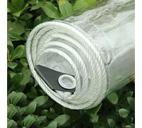 Bâche Transparente Étanche Avec Oeillets 2×2m 2×3m 2×4m 3×3m 3×4m 3×6m,Couverture Bâche en Pvc Claire Imperméable,0.35mm Bâche De Protection Indéchirable,Personnalisable,Transparent-1.2×5m/3.9×16.4ft