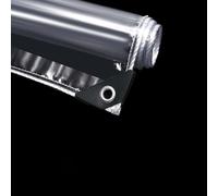 Bâche Transparente Imperméable 100 x 300 cm Protection Imperméable Bâche en PVC Résistant à La Poussière pour Pavillon, Abris de Voiture, Balcons, Couleur Transparente