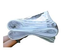 Bâche Transparente imperméable et résistante, renforcée et résistante à la Pluie, avec œillets, pour Jardin, Camping, Balcon, poulailler, Toit de clapier Transparent 1 * 1m