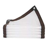 Bâche Transparente Imperméable Isolation Thermique Robuste 1mX1m, Bâche Imperméable Anti-déchirure et Anti-déchirure, Bâche Transparente Anti-Poussière pour Camping en Plein Air