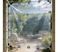 Bâche Transparente indéchirable et imperméable avec Bords renforcés en Plastique résistant aux UV pour Serre, idéale pour Le Jardinage, l'agriculture et Les pépinières.