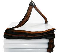 Bâche Universelle 250 x 700 cm Bâche Armée Transparente 80 G M², Épaisse et Durable, Taille Personnalisable avec Corde pour Exterieur, Jardin, Tonnelle, B