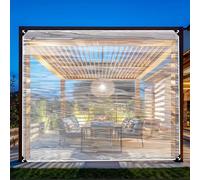Bâche Universelle 4.6 x 6 m Bâche Armée Transparente 400 G M², Indéchirable, sur Mesure Muiti-Usage pour Exterieur, Jardin, Tonnelle, A
