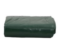 Bâche Verte 5x8 m 650 g/m² Toile PVC renforcée avec œillets, Couverture résistante pour Jardin, remorque, Voiture, Chantier, abri extérieur