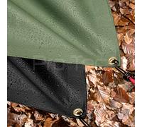 Bâche verte en PVC 600 g/m² extra résistante et imperméable pour camion - 2,4 x 3 m