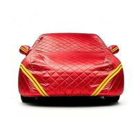 Bâche Voiture Anti-Grêle Épaisse pour Mercedes Benz CL500 | Housse De Voiture Protection Anti-Grêle Neige Extérieur Intérieur Garage Parking Anti-Vent 4 Saisons(Red)