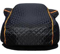Bâche Voiture Anti-grêle Étanche Extérieur pour Porsche Macan 4S Electric 2024-2025, Housse Voiture Pluie Grêle Protection Imperméable Tout Long Journée,A/Black