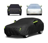 Bâche Voiture Anti-grêle Extérieur pour Alpine A110 2022, Housse de Protection Exterieur Anti-grêle Bâche Contre la Grêle Coton épaissi Imperméable Respirante Anti-UV,Résistant À La Poussière(Black)