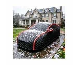 Bâche Voiture Anti Grêle pour Jaguar S-Type,Housse de Voiture Tous Temps Renforcée Anti-Grêle avec Protection Neige, Installation Facile, Respirante & Anti-Poussière et Feuilles