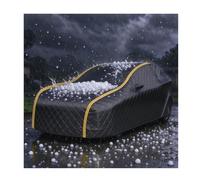 Bâche Voiture Anti-Grêle pour Toyota Land Cruiser Invincible (2015-2021) | Imperméable, Résistant à la Neige, aux UV et à la Grêle, Doté d'une Fermeture Éclair Latérale et de Bandes Réfléchissantes