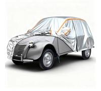Bâche Voiture Étanche pour Citroen 2CV Housse de Voiture,et résistante aux intempéries,Protection UV extérieure,Housse de Voiture Respirante avec Fermeture éclair