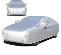 Bâche Voiture Étanche Pour Renault 4L 1961-1992 , Garage Extérieur Résistant Au Vent Et Aux Rayures Résistante Au Gel, Couvertures Extérieures Complète Sur Mesure Avec Fermeture Éclair De Porte(Silver