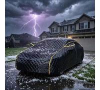 Bâche Voiture Extérieur Anti-grêle pour BYD Dolphin Surf,Housse De Protection Imperméable Bache Voiture Exterieur,Anti Grêle,Plus épais, Convient à Toutes Les Saisons ljy1