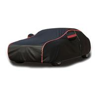 Bâche Voiture Extérieur Anti Grêle pour Citroen C3 Picasso , Housse de Protection Imperméable à l'eau, Anti-UV, Respirante, Résistant à la poussière,Pluie,Rayures et Neige avec Poche Miroir(Balck-red)