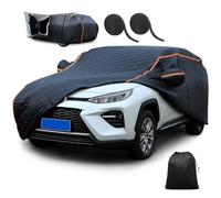 Bâche Voiture Extérieur Anti Grêle pour Citroën C4 Picasso 5-Door 2006-2013 avec Fermeture éclair de Porte latérale丨Housse de Voiture Protection Intérieure Extérieure Tout Temps sf34