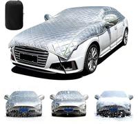 Bâche Voiture Extérieur Anti-grêle pour Dacia Sandero 3 Stepway, Demi-Protection Grele Voiture Épaissie,Imperméable Résistante au Soleil n370a